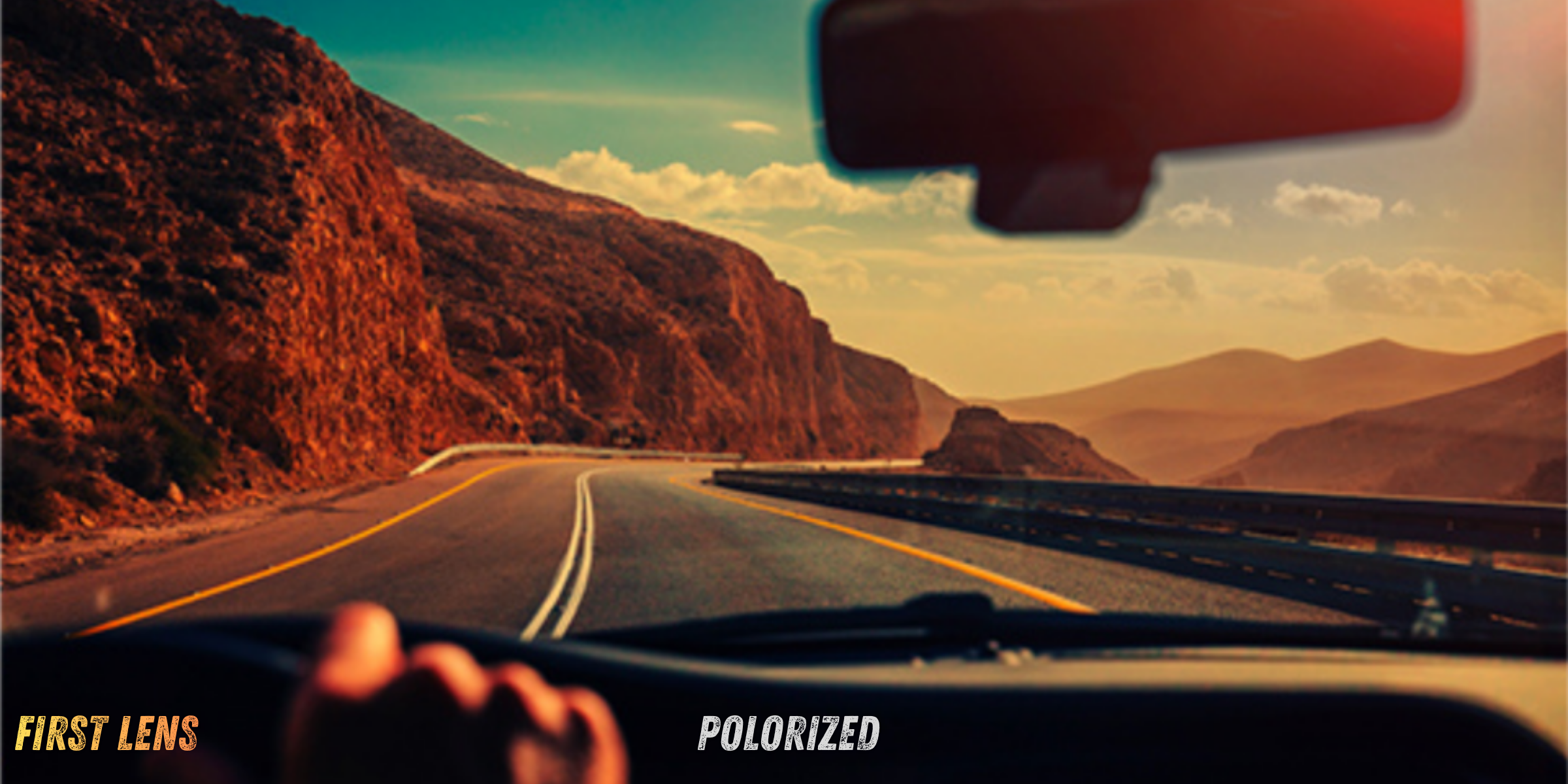 Vintage polarized sunglass