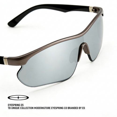 Cyberpunk Silver Sports Sunglasses